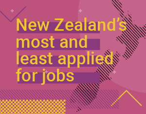 New Zealand's most and least applied for jobs on SEEK 